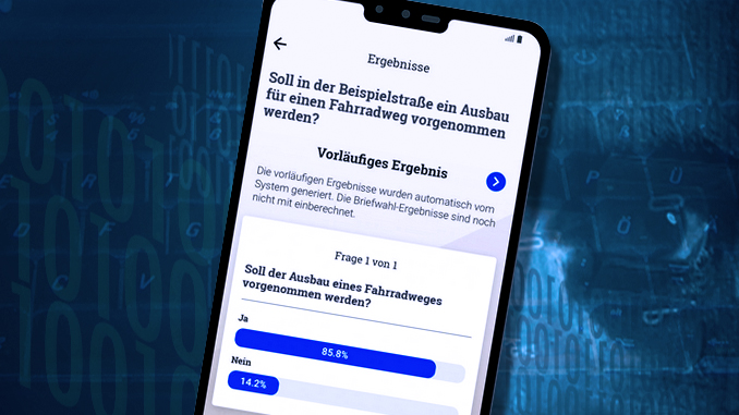 Bürger-App am Handy