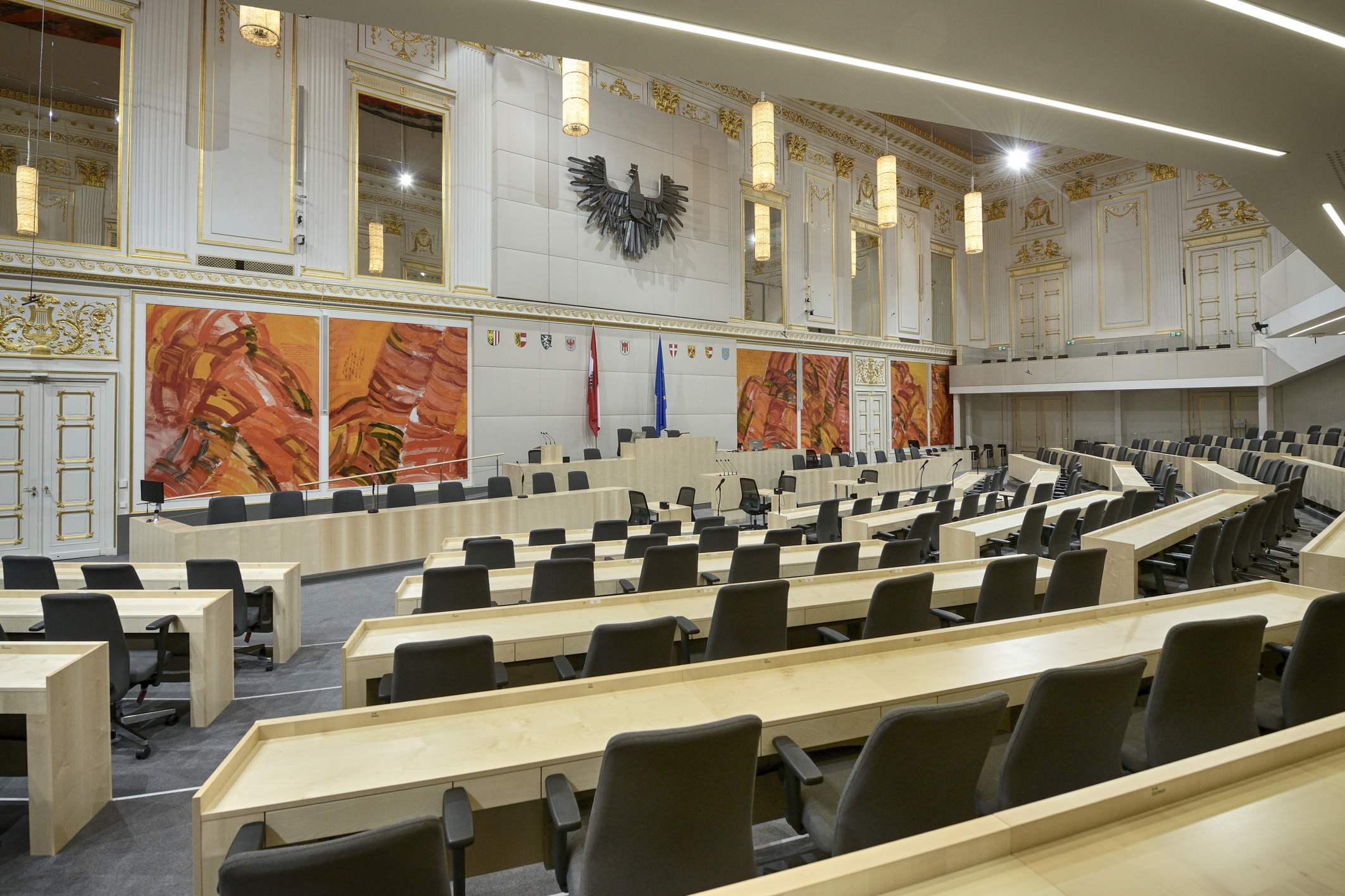 Parlament in der Hofburg © Parlamentsdirektion / Johannes Zinner